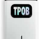 TPOB Mini Skull Single Shaver Compact Design That can fit in Your Pocket with a Turbo Charged Motor, Perfect for Both Professional and at-Home use (White)