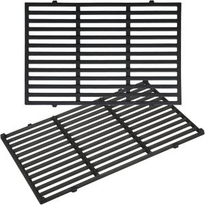 7638 Grill Grates for Weber Spirit I & II 300 Series, 17.5" Cast Iron Grates Replacement Parts for Weber E-310 E-330 S-310 S-315 Spirit 700 Genesis 1000-3500 Genesis Silver/Gold B & C, 2 Pack