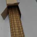 LazBlinds Cordless Bamboo Roman Shades, Privacy Blinds for Interior Windows, Room Darkening Roll Up Bamboo Blinds for Home & Patio, 34" W x 64" H, Highfield Teak
