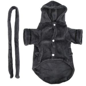 Dog Nightwear, Plush Comfortable Keep Warm Pet Bathrobe Soft For Cats For Puppy, Size M