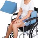 Lateral Support for Wheelchair Side Guards, Wheelchair Back Support Wedge Cushion for People Unable to sit Upright in wheelchairs - Only 1 Cushion in Package (Blue)