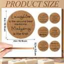 6 Set Mahjong Saying Coasters Mahjong Cork Coaster 4 Inches Round Cork Coasters for Cup, Drink, Table Game Mah Jong Lover Housewarming Gifts or Game Night Party Supplies Decoration