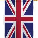 United Kingdom House Flag - Regional Nationality Nation International World Country Particular Area - Decoration Banner Small Garden Yard Gift Double-Sided Made in USA 28 X 40