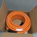 Giraffe Tools Hybrid Air Hose, 3/8 inch x 50 ft, 1/4 in. MNPT Fittings, 300 PSI Heavy Duty, Lightweight Air Compressor Hose