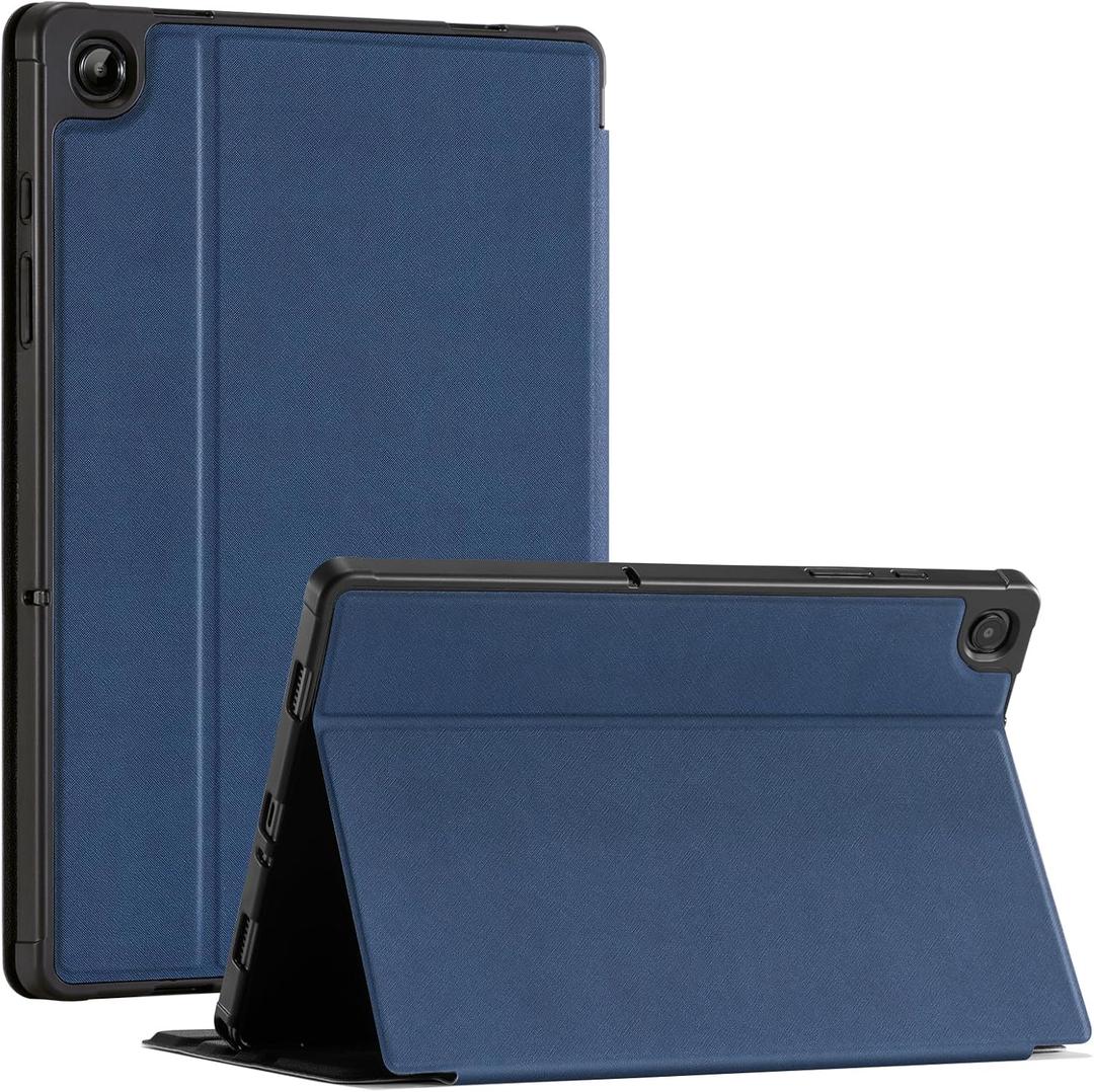 CoBak Case for Samsung Galaxy Tab A11+ Plus 11” 2025, Multi-Viewing Angles, All New PU Leather Folio Stand Cover with Auto Sleep Wake Feature for Samsung Galaxy Tab A11+ Tablet 11-inch, Navy Blue