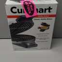 Cuisinart Waffle Maker, 1250W Round Classic Waffle Iron, 5-Setting Adjustable Browning Control, WMR-CANAS, Brushed Stainless