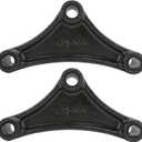 2 Packs EQ-356 Short 6.13" Trailer Equalizer for Double Eye Springs Suspension Parts 9/16 Hole Fit for 1 3/4" Wide Leaf Spring Trailer Center Pivot