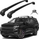 Roof Rack Cross Bars Compatible with Chevrolet Chevy Tahoe 2021-2026, GMC Yukon&Yukon XL, Chevrolet Suburban, Cadillac Escalade ESV, Aluminum 300 LBS Anti-Theft Lock Crossbar for Bike, Snowboard
