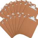 Clipboards, HERKKA 15 Pack Hardboard Office Clipboards Butterfly Clipboards Standard A4 Letter Size, ECO Friendly