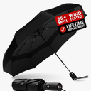 REPEL Windproof Travel Umbrella - Compact & Withstands Winds up to 85MPH , Strongest Premium Auto Folding Umbrella for Rain and Sun - Durable, Light & Portable for Women & Men , Fits Backpack & Cars