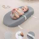 Blissful Diary Muslin Baby Changing Pad with Waterproof Lining Foam, Baby Changing Table Pad with Cover for Dressers (Botanical Leaf, Avocado)