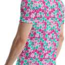 Men's Funny Golf Shirts Hawaiian Polo Shirts 80S Flashes Polo Shirts Funny Hawaiian Beach Summer Golf Polo Shirts (M)