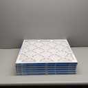 Aerostar 20x20x1 MERV 6 Pleated Air Filter, AC Furnace Air Filter, 6 Pack (Actual Size: 19 3/4" x 19 3/4" x 3/4")