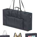 Cornhole Carrying Case, Cornhole Bag Tote Fits 4' x 2' Regulation Size Board, Heavy duty 600D Waterproof Oxford Fabric, Large Pockets for Cornhole Outdoor Games,Only Bag.