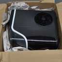 Nugget Ice Maker Countertop, 35Lbs/Day Portable Table Top Machine with Chewable & Crushed Ice, Self-Cleaning, One-Touch Operation for Home(Stainless Steels Black)