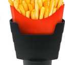 4 x MAAD™ 'Fries on The Fly' Universal Car French Fry Holder for Cup Holder - Perfect White Elephant Gift Idea, Stocking Stuffer