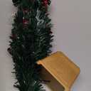 24inch Green Fiber Optic Christmas Tree,Prelit Artificial Tabletop Christmas Tree,Star,Butterfly and Ball Ornaments for Best Holiday Home Decorations,2 Foot