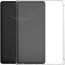 Tablet Clear Flexible Case for Amazon Kindle Paperwhite 12th Generation(2024 Release),Ultra Slim TPU Soft Transparent Cover for Kindle Paperwhite Gen 12th(for Kindle Paperwhite 12th 7" 2024)