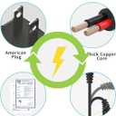 10FT 12V Casio Privia Power Cord Compatible with Casio PX-130,PX-330, PX-3 Keyboards Replacement for Casio AD-A12150 12-Volt AC Power Supply fits for WK6500 WK6600 WK7500 and WK7600 Power Supply Cable