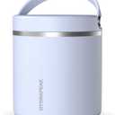 Hydrapeak 25oz Stainless Steel Vacuum Insulated Thermos Food Jar | Kids for Hot and Cold Food, Wide Mouth Leak-Proof Soup Adults, 10 Hours 16 (Iceberg)
