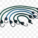 COGHLANS ASSORTED BUNGEE CORDS 6PK 2456