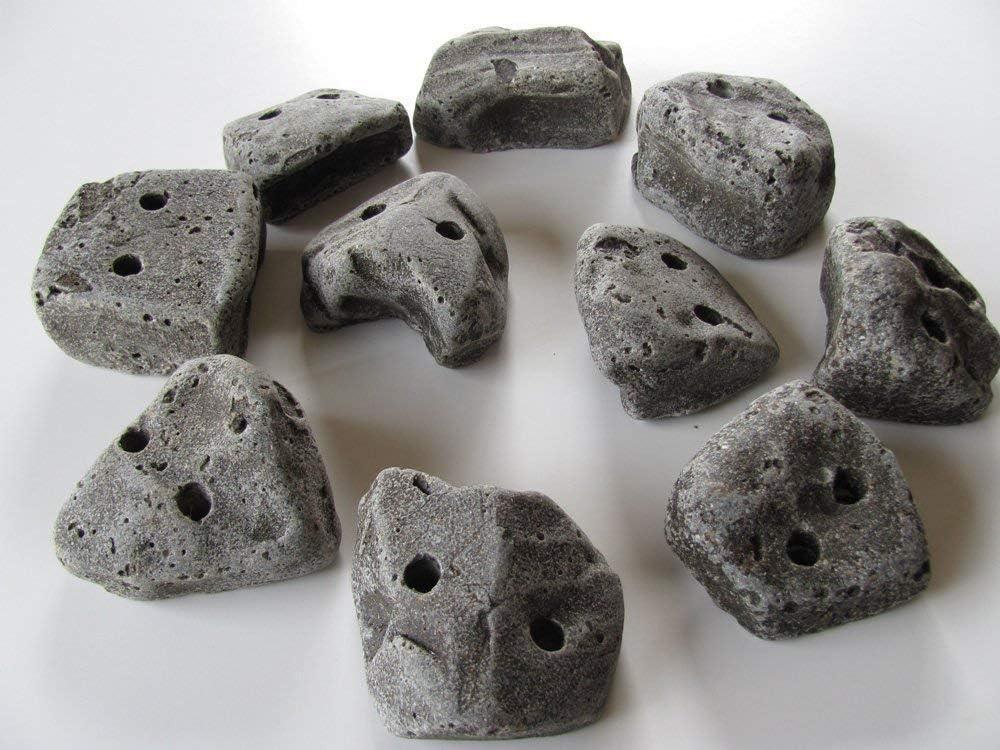 B5-BQD7-234H 25 Screw On Climbing Holds (25pcs Natural Gray)