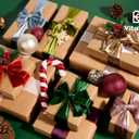 4 x Vitalizart Cream White Ribbon 1.5" Silky Velvet Ribbon Handmade Frayed Edges for Glossy Gift Wrapping Christmas Tree Ornaments Wreath Garland Holiday Decorations 5 Yd Total Ivory