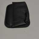 Driver's Car Storage Bag, Small Car Side Pocket Organizer for Car Seats, Doors and Consoles, PU Leather, (Black)