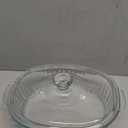 Luvan 2.8L/3Qt Glass Casserole Dish with Lid, Ribbed Oval Glass Baking Dish for Oven & Microwave, Clear Lead-Free Covered Casserole Cookware, Versatile Deep Glasses Food Container for Baking, Cooking
