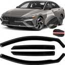 4PCS in-Channel Window Rain Guards Fit for Hyundai Elantra 2021-2026