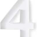 Cardboard Numbers for Birthday Parties and Anniversaries, Fillable Candy Gift Box - Number 4