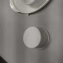 Electric Snow Cone Machine, Electric Ice Crusher with Blade Guard Protection and No-Hand Crank Design, Portable Snowcone Maker for Home, Kids Party, Outdoor, Easy to DIY, White