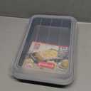 GoodCook Everyday Nonstick Steel Oblong Pan with Lid, 9" x 13", Gray