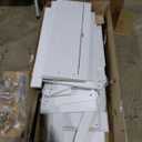 Merax Queen Size Murphy Bed with Top Cabinet, Shelves and Wardrobe, Fold into The Wall, Space-Saving Design Foldable Platform Bed Frame, Multifunctional Bed for Bedroom, Guest Room, Home Office, White