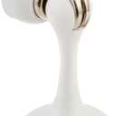 SOSS Zinc Magnetic Door Stop with Hidden Screw Mounts, White Exterior Finish, MDHBWH-HS, 7 x 1 inches