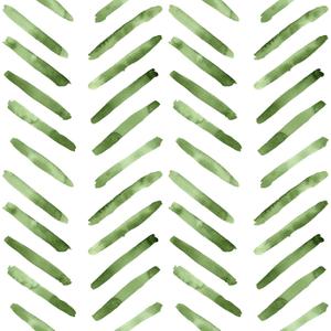 VEELIKE 17.7''x354'' Pickle Green and White Herringbone Wallpaper Stick and Peel Boho Stripe Geometric Wallpaper for Kitchen Bedroom Removable Chevron Wallpaper Stick and Peel Green Contact Paper