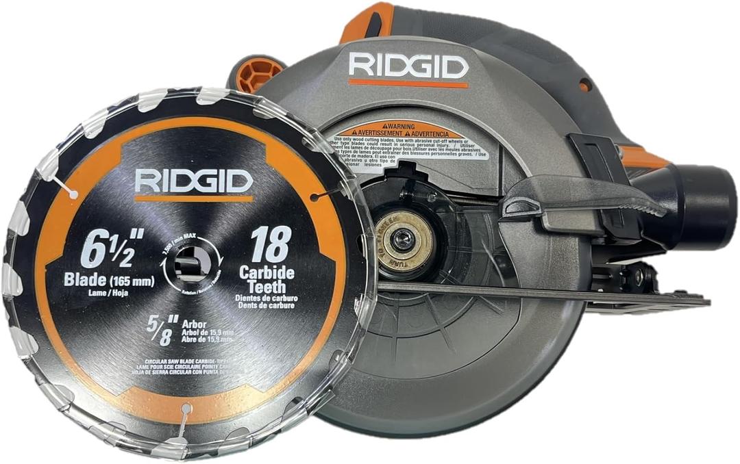 RIDGID 18V SUBCOMPACT BRUSHLESS Cordless 6-1/2 in. Circular Saw Tool ONLY R8656B