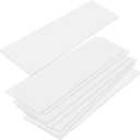 Klmnop Wire Shelf Liner 12" X 48", Heavy Duty Waterproof Shelf Liners for Wire Shelving, Clear Non Adhesive Shelves Mats for Kitchen, Pantry, Cabinet, Bathroom, Set of 8