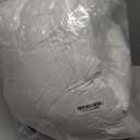 SAVORI Set of 2 Down and Feather Throw Pillow Inserts 22x22 Soft Fluffy Pillow Inserts with 100% Down-Proof Cotton Cover, Decorative Square Cushion Inner for Sofa Couch Bed-White