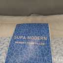 SUPA MODERN Shredded Memory Foam Pillows Queen Size Set of 2, Cooling Bed Pillow for Sleeping for Hot Sleepers, Adjustable Pilllows for Side Back and Stomach Sleepers, Neck & Shoulder Comfort Support