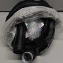 Greatever G2 Full Face Snorkel Mask with Latest Dry Top System,Foldable 180 Degree Panoramic View Snorkeling Mask with Camera Mount,Safe Breathing,Anti-Leak&Anti-Fog (Small-Medium, Black)