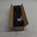 Abiglifty Curved Shower Curtain Rod, 43-66 Inches Adjustable Shower Curtain Rod, Rustproof, Round Extra Wide Shower Rod for Bathroom, Bathtub, Stall, Need to Drill,Black