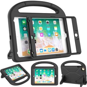 SUPLIK Kids Case for iPad mini 4/5 (7.9"), Built-in Screen Protector Durable Shockproof Protective Cover with Handle Stand for 7.9 inch Apple iPad mini 4th/5th Generation, Black