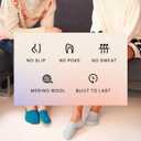 ONDO Merino Wool No Show Socks - Invisible in Athletic Shoes - Breathable, No-Slip - 4 Pack (Medium, Natural Beige)