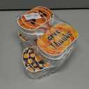 2 x MoDooris 6PCS Halloween Pumpkin Decor Wooden Tiered Tray Decor Halloween Table Sign Fall Pumpkin Freestanding Blocks Signs for Halloween Thanksgiving Fall Party Mantel Farmhouse Home Indoor Decoration