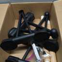 Dolibest Push Up Bar, 12'' High Parallettes Bars with Wooden Handles, Stable and Comfortable Calisthenics Equipment, Suitable for Handstand, L-Sit, Dip Bar, Strength Training for Indoor Outdoor Use