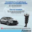 Shock Absorber Assembly for 2016-2024 Infiniti Q50 and Q60 Sport Car Front Left Air Struts OEM Replace# 56111-5CF0A, 56111-5CF0B, E6111-5CF0A (2S2417 x 1)