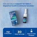 Mommy's Bliss Baby Probiotic Drops Everyday - Gas, Constipation, Colic Symptom Relief - Newborns & Up - Natural, Flavorless, 0.34 Fl Oz
