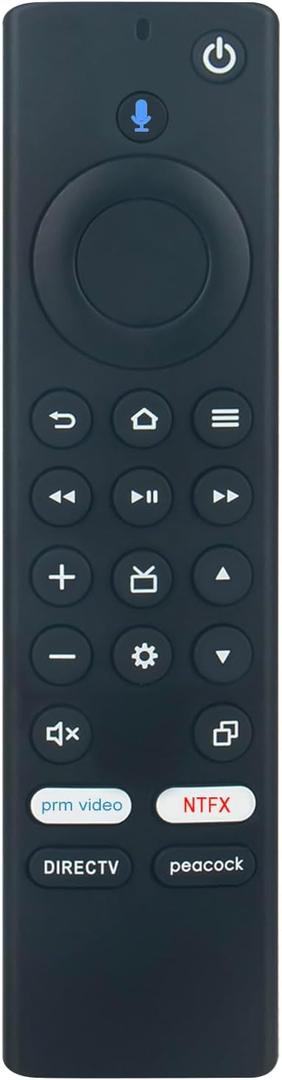 New Replacement Remote Control fit for 43", 50", 55" 65", 75" Omni Series 4K UHD smart TV 4K43M600A 4K50M600A 4K55M600A 4K65M600A 4K75M600A Supported HDR10 and HLG