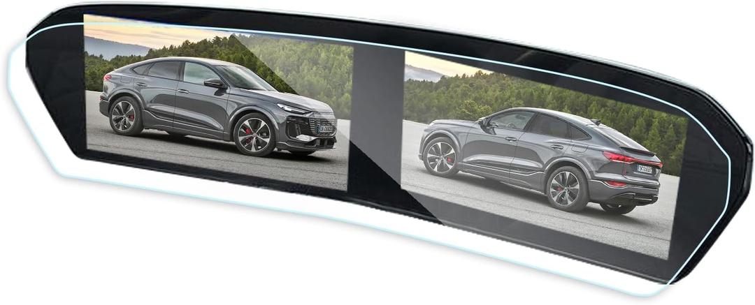 2025 Au di A5 Tempered Glass Screen Protector Compatible with 2025 Au di A5 / Q5 / A6 / Q6 E-Tron/ SQ6 E-Tron Screen Protector 11.9Inch+14.5Inch A5 Accessories 2025 -HD (1pcs)